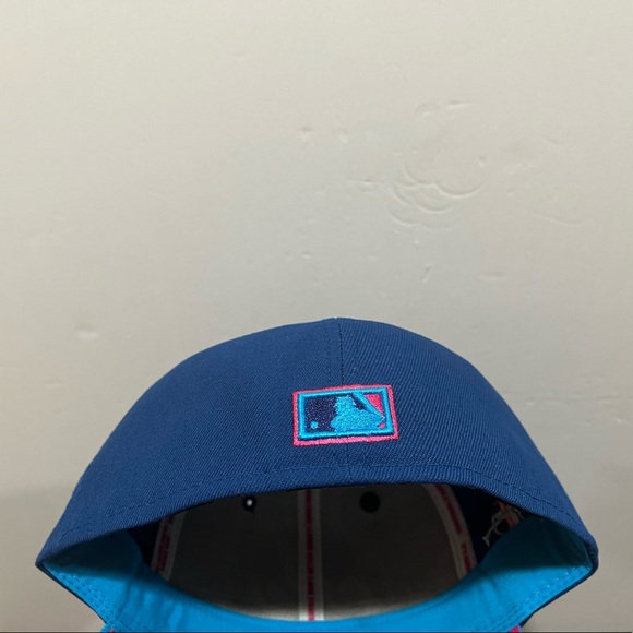 New Era x Big League Chew, 59Fifty Fitted Hat, Montreal Expos, Blue Raspberry - Picture 7 of 12